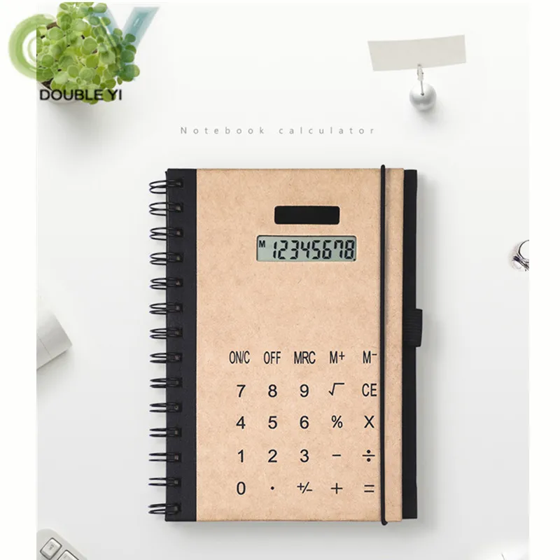 

Multifunctional Creative Calculator (with pen, coil) Notebook Calculator