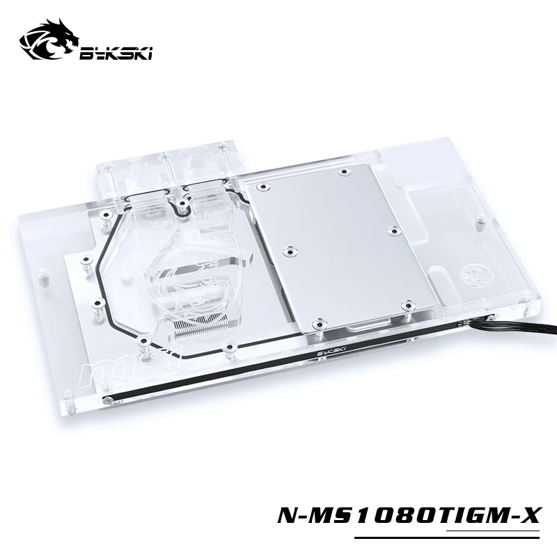 50% OFF  BYKSKI Water Block use for MSI GTX1080Ti Gaming X 11G/ ARMOR 11G OC /Full Cover Graphics Card Coppe