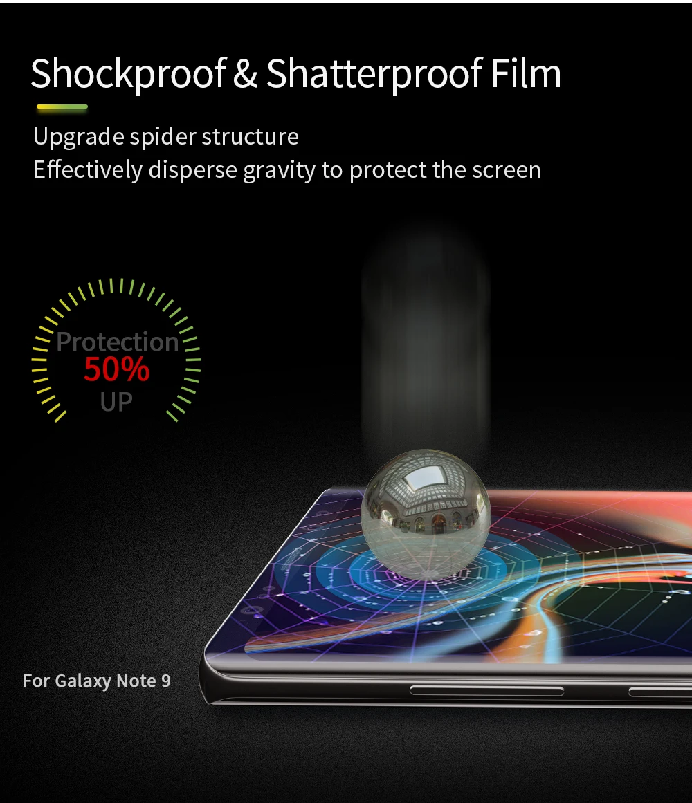 Для samsung Galaxy S9 S8 Plus защита экрана 5D 9H закаленное стекло, стекло Essager для Note8 Note9 пленка стекло Защита экрана