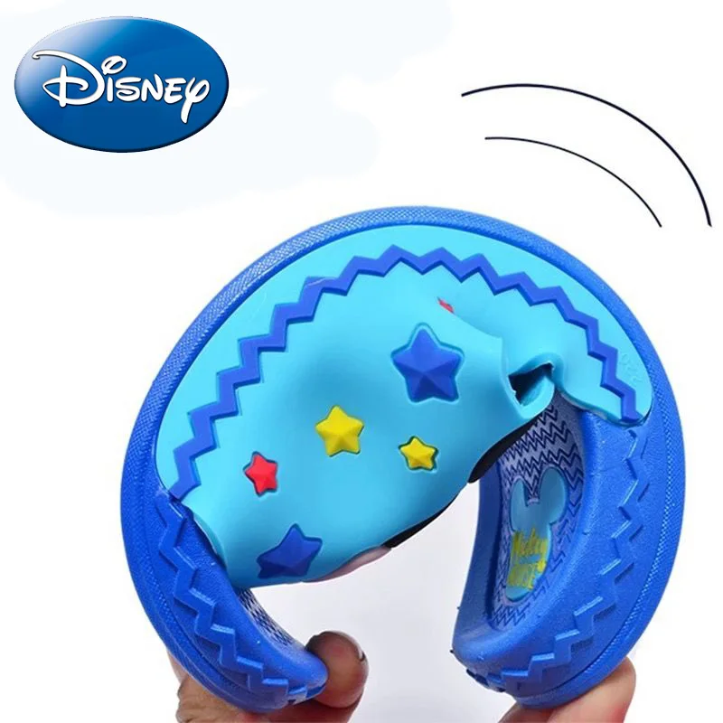 Обувь disney; шлепанцы; Новинка года; детские тапочки с Микки Маусом; домашние тапочки для мальчиков и девочек с мягкой нескользящей подошвой; детские сандалии