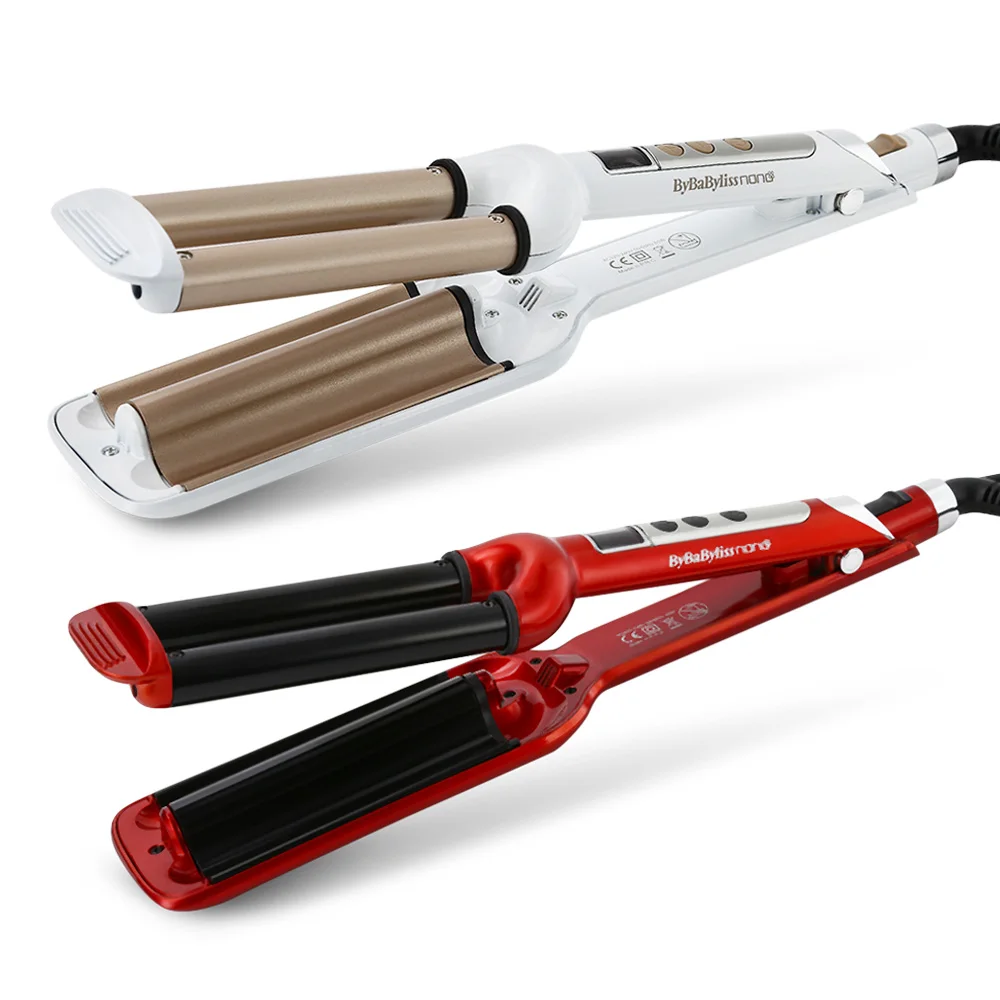 

JINDING Professional Electric Curling Iron Ceramic LED Digital Three-Tube Rotating Curler Hair Curlers hair curler Styling Tool