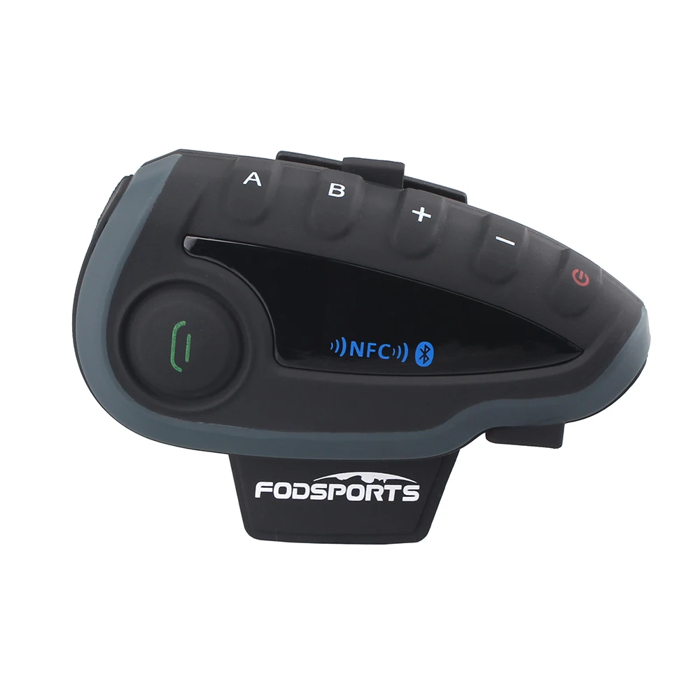 Fodsports V8 Pro Интерком BT переговорный мото rcycle шлем Bluetooth гарнитура Интерком Intercomunicador moto с FM NFC