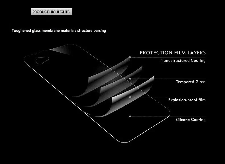 High Quality Ultra-thin Clear Real Tempered Glass Screen Protector For LG G2 G3 G4 mini L70 L80 L90