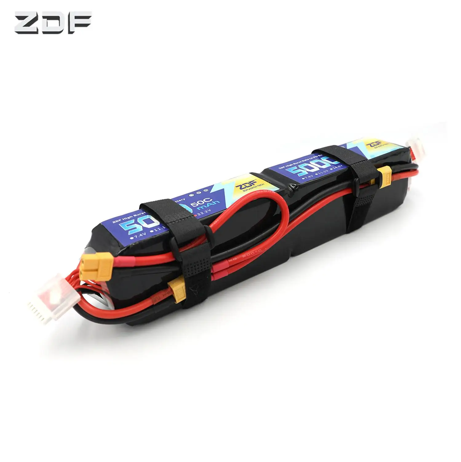 ZDF RC Lipo 12S батарея 44,4 V 5000mAh 50C Burst 100C для вертолета радиоуправляемая модель Радиоуправляемый Дрон Квадрокоптер Номинальная 5,0/5