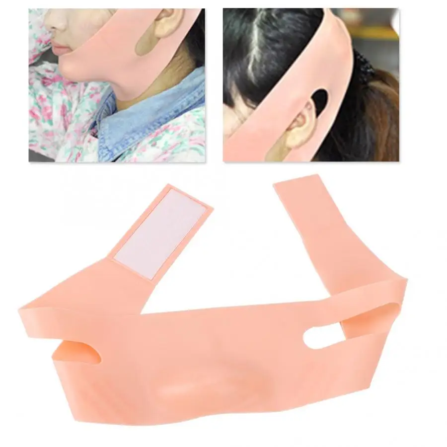 

Facial Slimming Lifting Mask Thin-Face Bandages V-Face Lifting Belts Silicone Face Skin Tighten Band