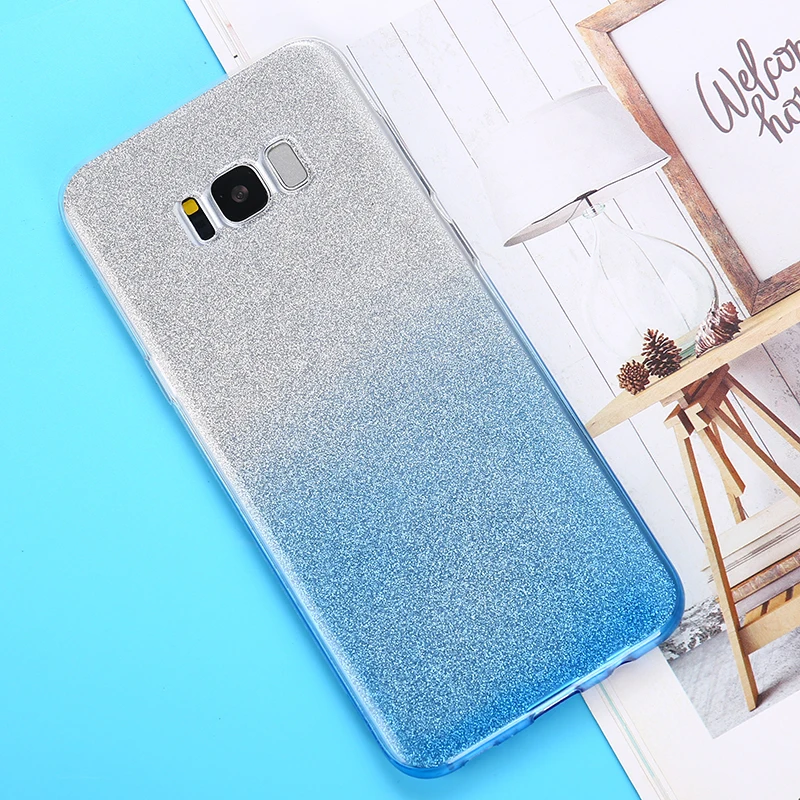Яркий блестящий чехол для телефона Samsung Galaxy A5 A7 J5 J7 2017 J4 J6 A6 A8 Plus A9 2018 S8 S9 S10 S10E M10 M20