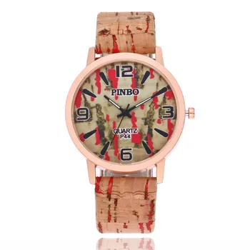 

FUNIQUE Trendy Women Men Watches Simulated Wooden Watch Quartz Analog Numerals Clock Reloj Mujer Men Personality Wrist Watch