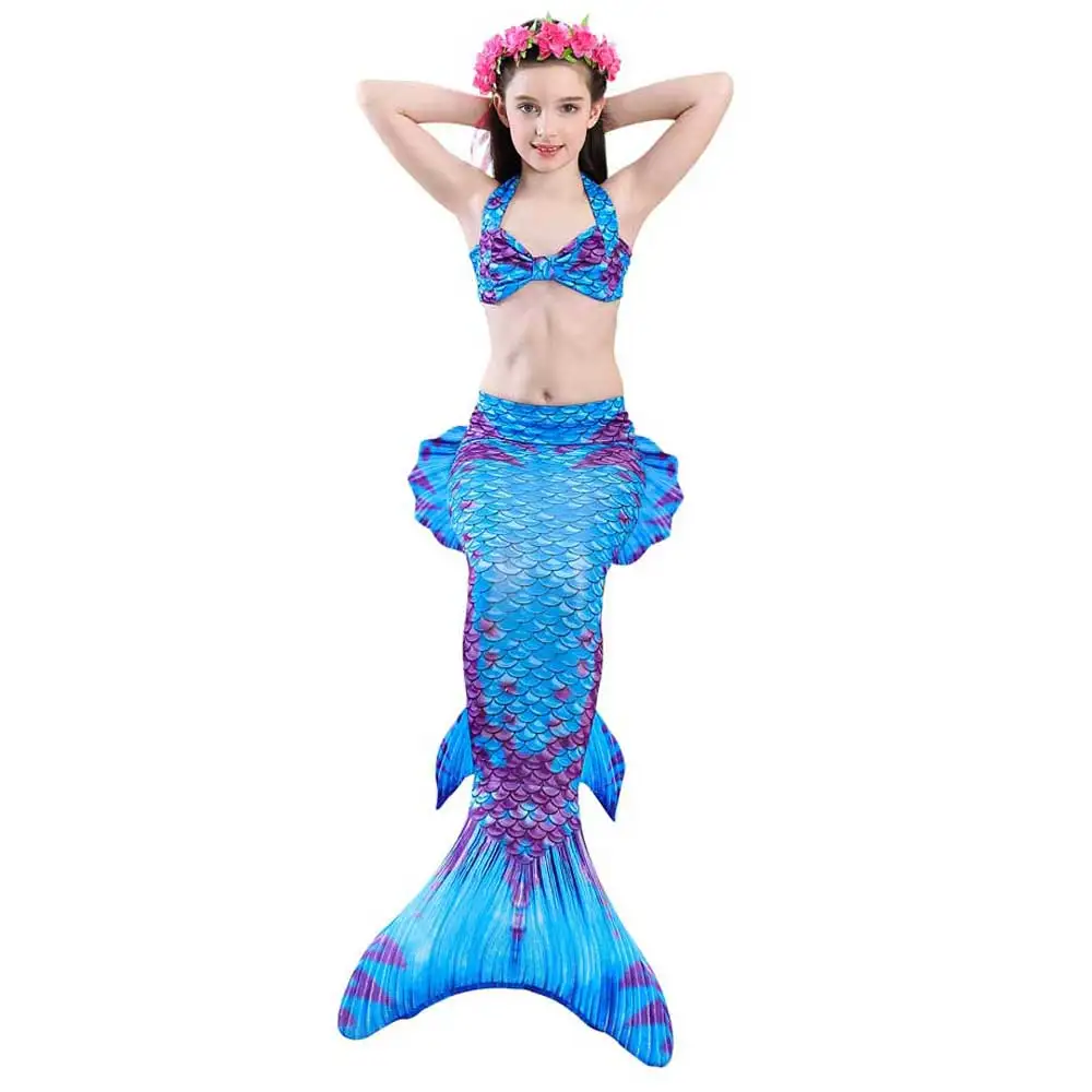 Одежда для девочек в стиле аниме «рыбка»; одежда для косплея «Принцесса Ариэль»; детская одежда «хвост русалки» для плавания; костюм и ласты