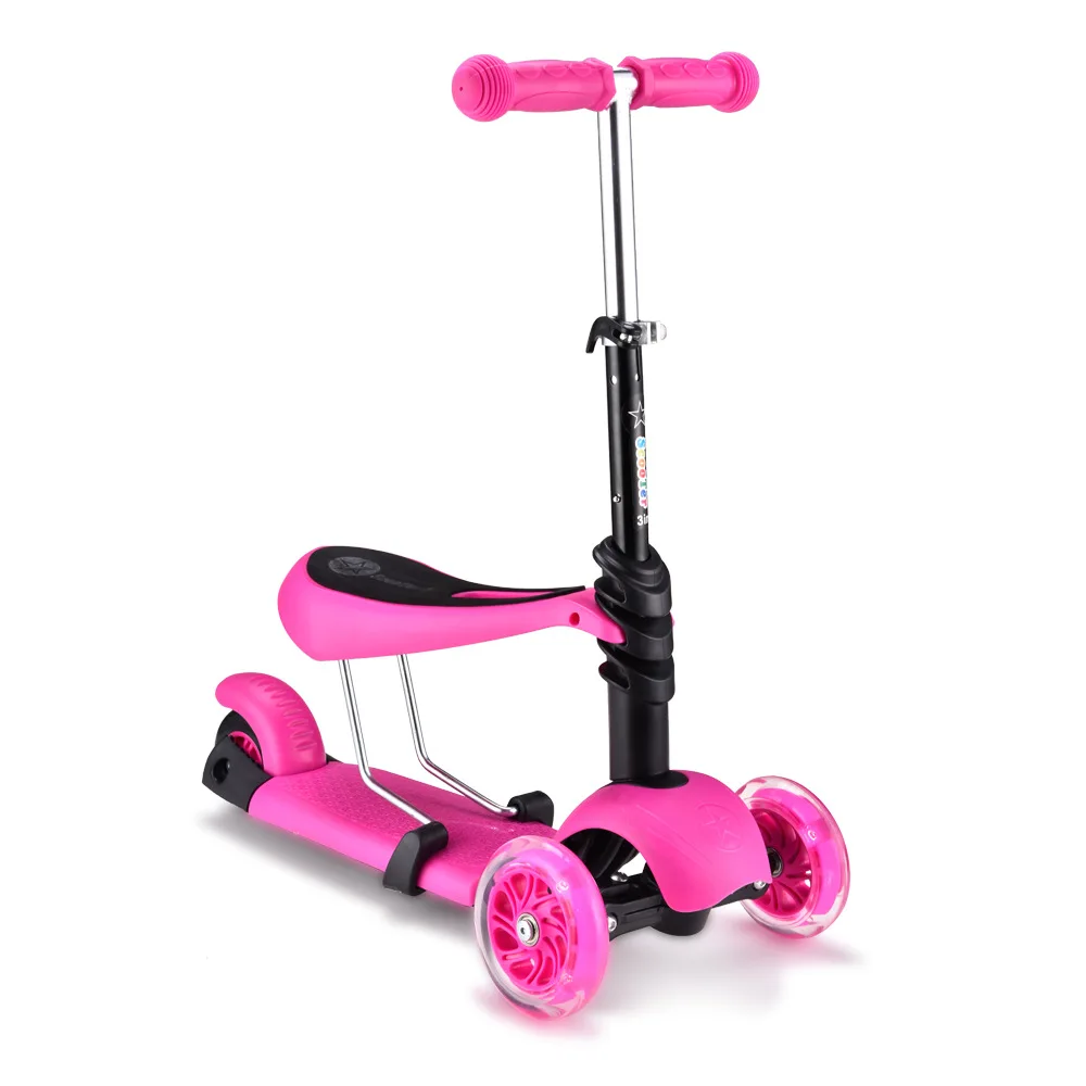 pink scooter with light up wheels