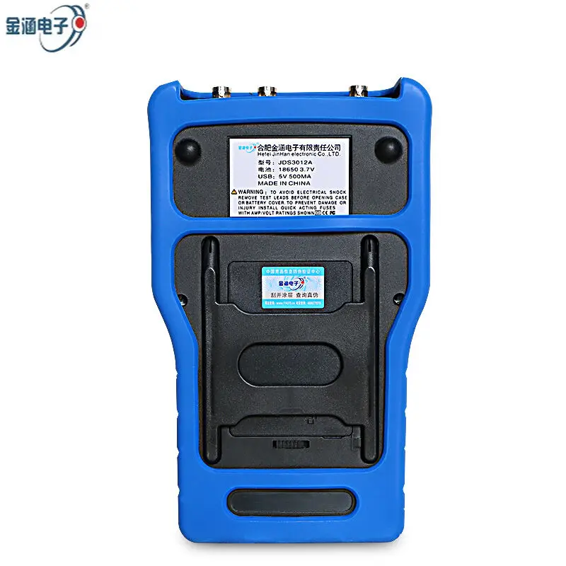 Jinhan JDS3012A портативный цифровой осциллограф 30 МГц 250 Мвыб/с AC DC Вольт Омметр 20