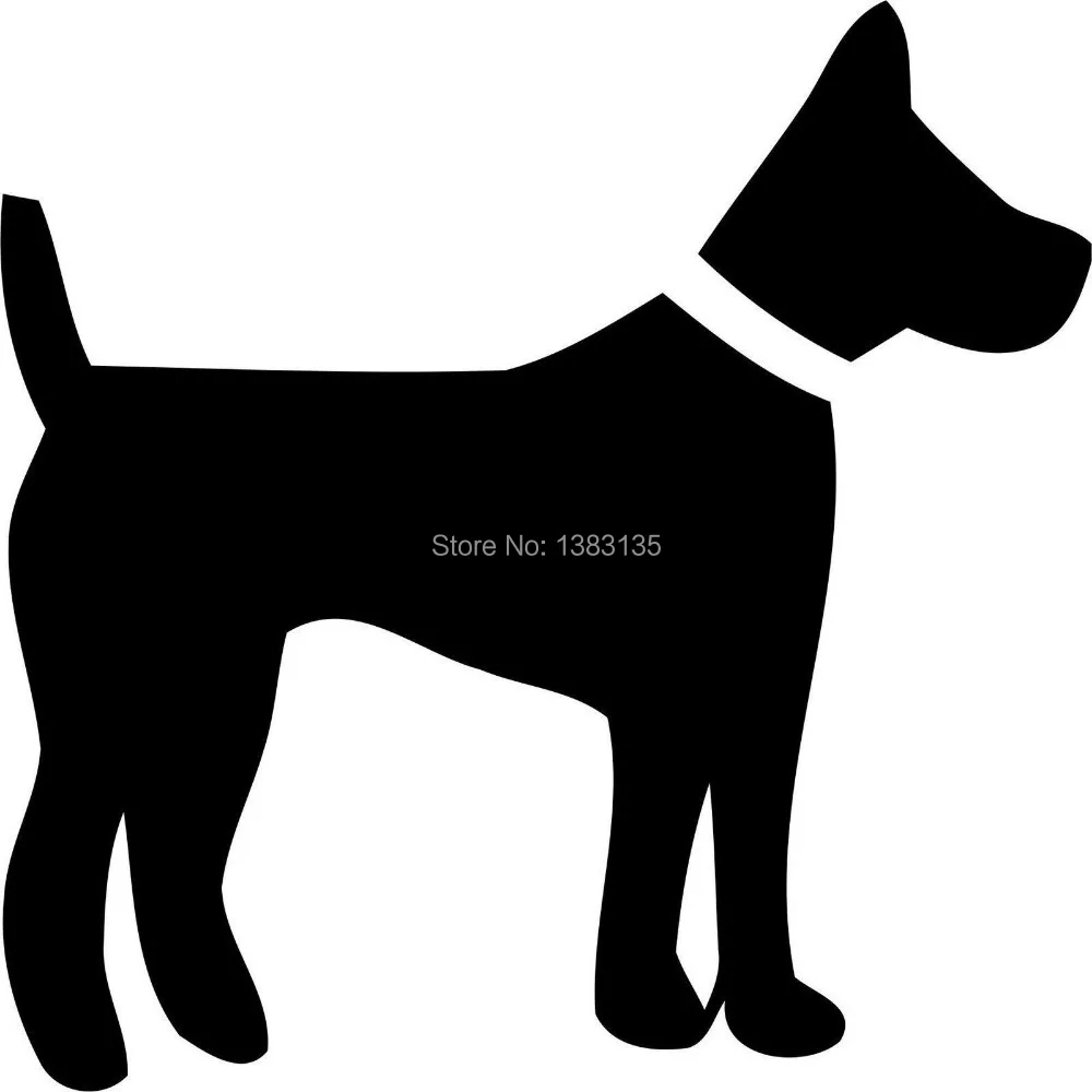 Dog Vector Image Cute Puppy Sticker Car Window Truck Bumper Suv