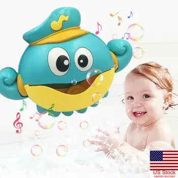 

Baby Kids Bath Music Bubble Maker Blower Kids Pool Swimming Bathtub Soap Machine Toys 3G20