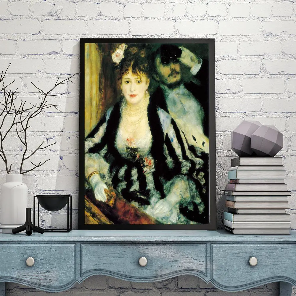 

Auguste Renoir Portrait La Lodge Farmhouse Decor Canvas Painting for Living Room Wall Art Print Vintage Home Decor Drop Shipping