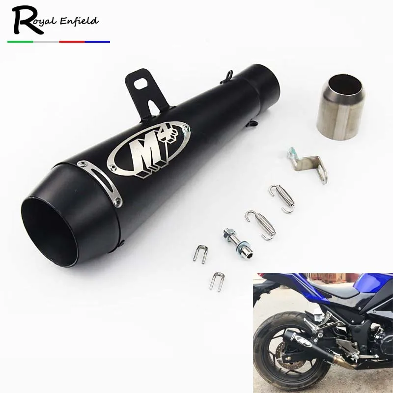 

For Honda CBR1000 Case for Yamaha R6 for Kawasaki Exhaust with video 51mm Universal Motorcycle muffler Pipe Case DB Killer