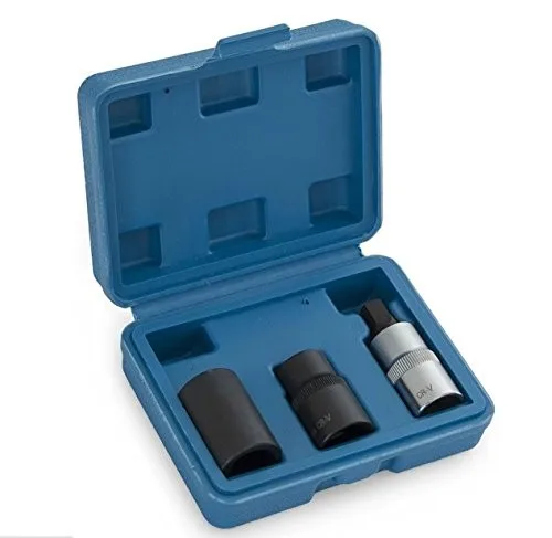 

3pc 1/2" Dr. Pentagon Hex Allen Brake Socket Bit Set Bendix Girling System Smart Brake Calipers Wrench tool set CRV