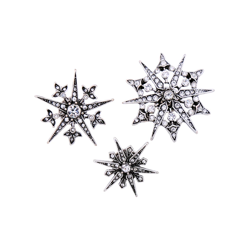 5pcsset Geometric Crystal Brooches for Women Charming Brand New Brooch Jewelry Evening Dress Accessories pin for Wedding Party  (8)