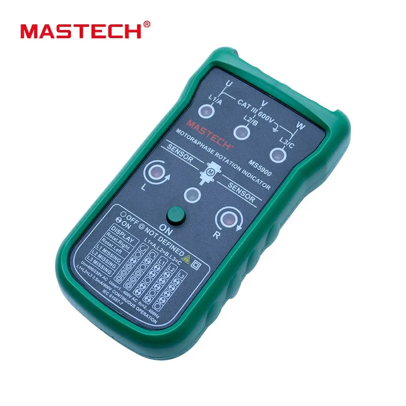 MASTECH MS5900 3 тестер последовательностей двигателя светодиодный индикатор фазы