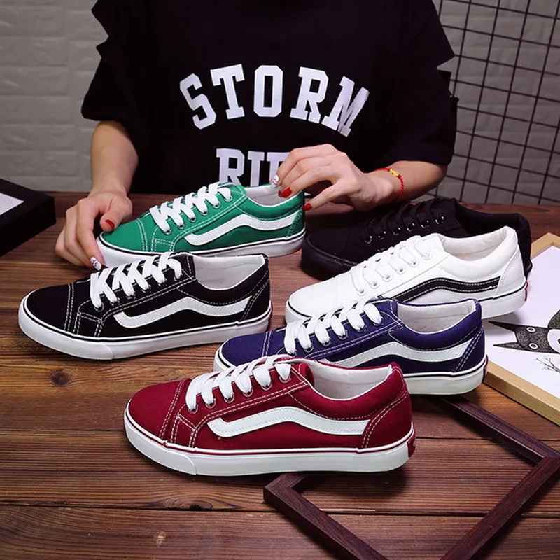 

Plus Size 35-43 Women Sneakers White Canvas Shoes Lace Up Woman tenis Espadrilles ladies shoes zapatillas mujer Casual Shoes