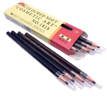 12 шт./кор. карандаш для бровей косметический макияж-водонепроницаемые аксессуары для татуировки 5 цветов на выбор