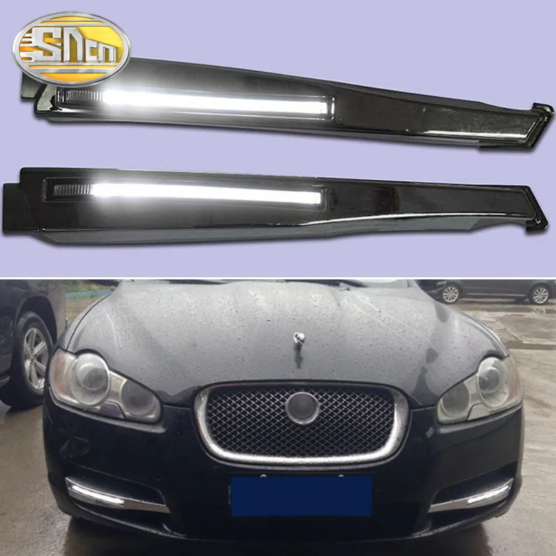 

2PCS LED Daytime Running Light For Jaguar XF 2008 2009 2010 2011 2012 Car Accessories Waterproof 12V DRL Fog Lamp Decoration