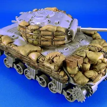 1/35 Шерман M4A3 доспехи с песком Комплект не включает Танк Игрушка Смола модель миниатюрный комплект Неокрашенный