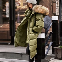 Модные женские зимние куртки, толстые теплые женские зимние пальто и куртки, длинный пуховик, пальто, парки для женщин