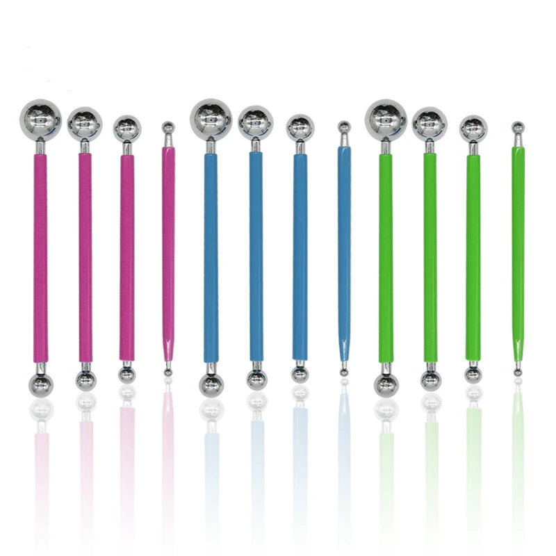 

4pcs/set Professional Slime Playdough Tool Sculpture Tools DIY Stainless Steel Fimo Polymer Clay Tools Toys For Clay Carving