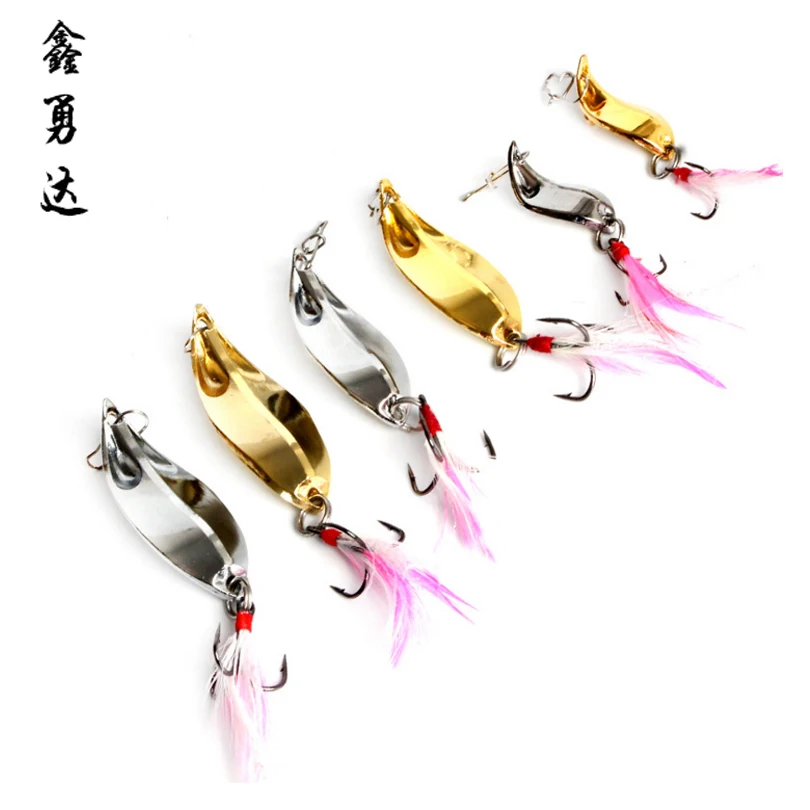 7pc 115G Fishing lure spoon bait Sequin Bass isca Artificial spinner fishing kit Metal Pike feather hooks | Спорт и развлечения
