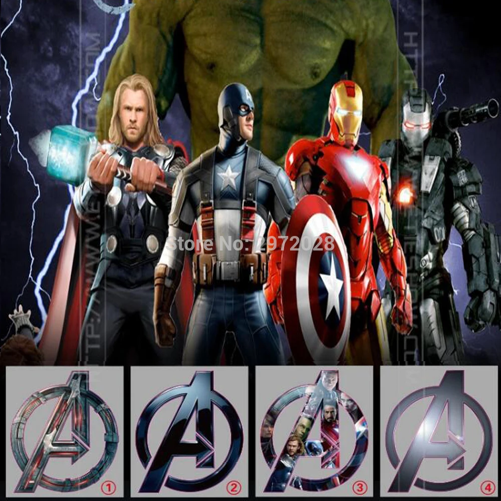 

10 x Newest Car-styling Classical The Marvel Avengers Decoration Reflective Stickers Decal Fuel Tank Any Body Whole Body Sticker