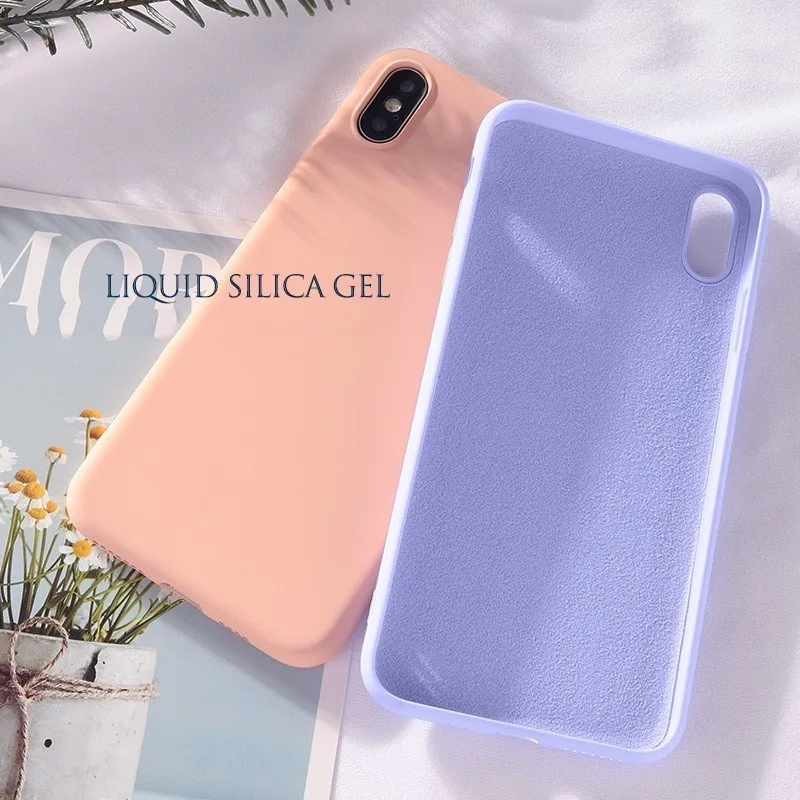 Жидкий силикагель чехол для телефона Xiaomi Redmi Note 7 Pro 7A K20 Мягкий силиконовый mi 9 T 8 SE 6
