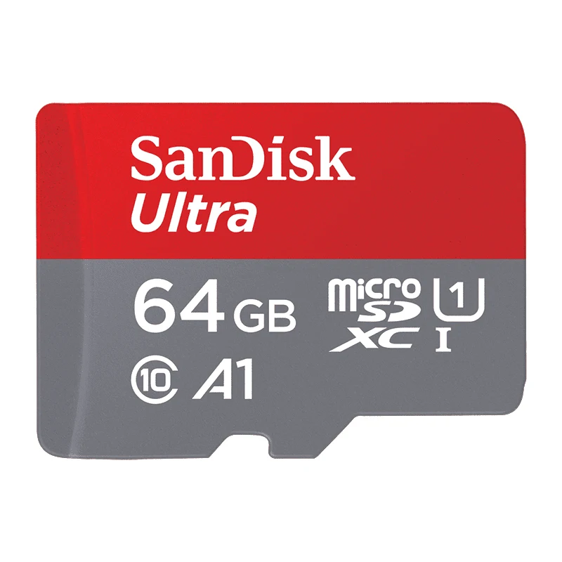 Карта памяти SanDisk Ultra micro SD карта 16 ГБ 32 ГБ 64 Гб 128 ГБ 256 Гб 400 Гб microSDHC/MicroSDXC U1 C10 A1 UHS-I TF карта с адаптером