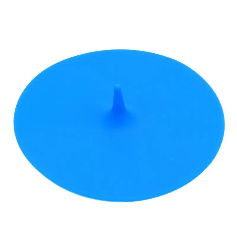 Силиконовые крышки для кружк Герметичная Кружка в виде капли воды, машина по изготовлению крышек тепла устойчивая изоляция анти-пылезащитный колпачок крышки Чай уплотнительная крышка Кофе шапки - Цвет: Синий