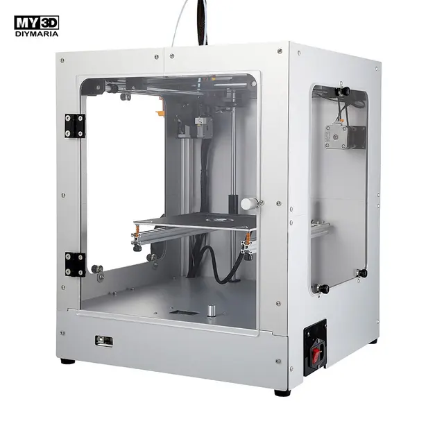 Cheap 2019 DIY New Cross Structure 3d printer 360W power HD screen FDM Printer Kit aluminum structure Magnetic hot bed 205*205*245mm