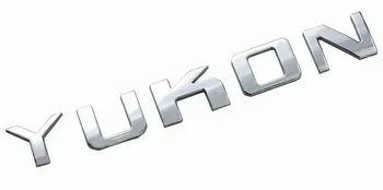 

YUKON Nameplate Emblem Letter Badge 3D for Yukon Sierra Chrome Brand New