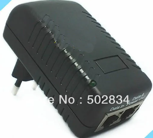 10 шт./лот светодиодный инжектор питания Power Over Ethernet 15V 1A EU PoE | Обустройство дома