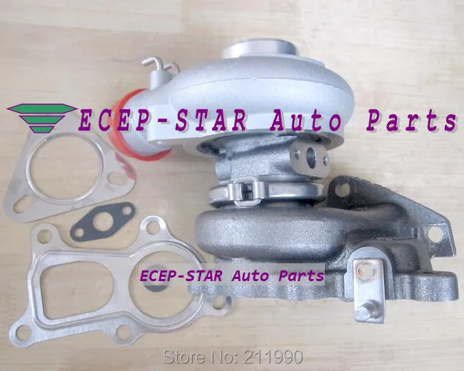 TD04 49177-02500 oil cooed turbo Turbocharger For MITSUBISHI PAJEROO II 1990-97 MONTERO 1999 SHOGUN 1987- 4D56TD 4D56Q 2.5L Gaskets (6)