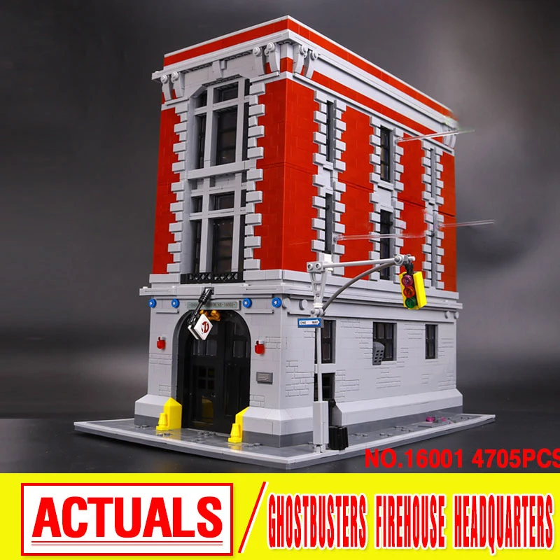 

4705Pcs New LEPIN 16001 Genuine Ghostbusters Firehouse Headquarters Model Building Kits Model set Compatible 75827