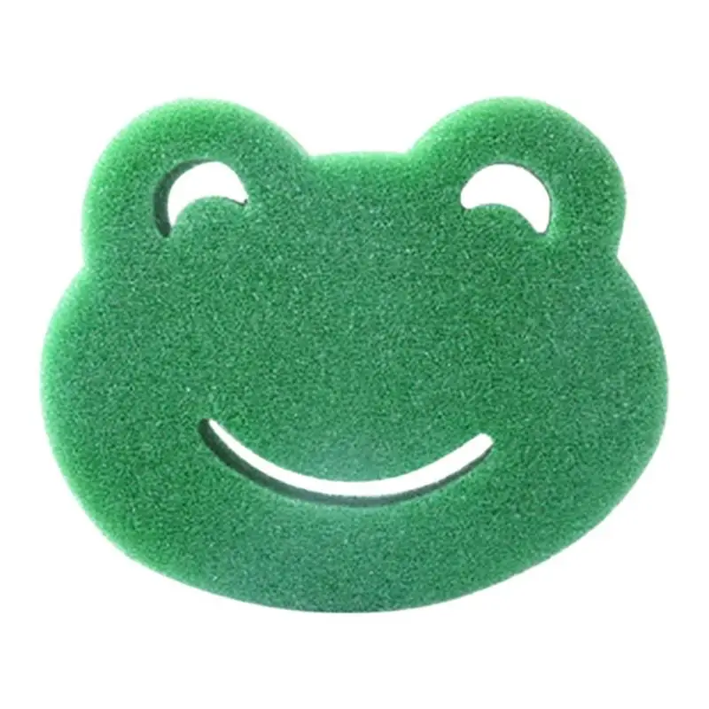 Губка для купания для младенцев и детей, мягкая губка для душа, щетка для ванны с героями мультфильмов - Цвет: frog
