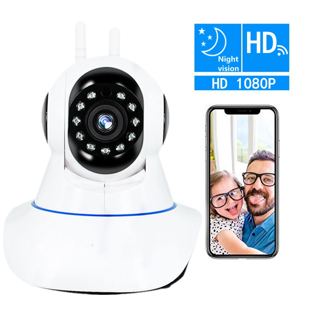 

ZILNK 1080P Wifi IP Camera Wireless 2.0MP Home Security Camera Network CCTV Surveillance Camera Baby Monitor Support SD Card