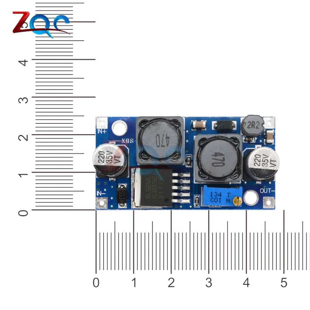 DC-DC Авто Boost Buck Регулируемый понижающий преобразователь XL6009 модуль солнечное напряжение высокая частота переключения