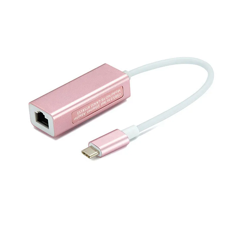 10/100/1000 Мбит/с RJ45 к Тип usb C внешний сетевой адаптер сети Gigabit Ethernet конвертер для Macbook Chromebook