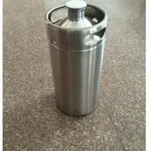 Мини-keg Growler из нержавеющей стали 3.6L мини-кега для пива, винного горшка, пивных садоводов, Небьющихся, газированных домашней пивоварни