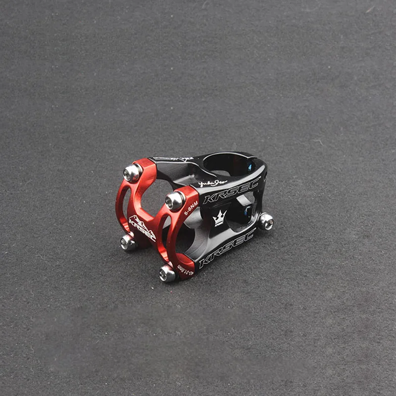 Красочные 31,8 мм алюминиевый сплав руля велосипеда Горные CNC фрезерованная руля велосипеда MTB горная дорога руль стебли - Цвет: Red and black