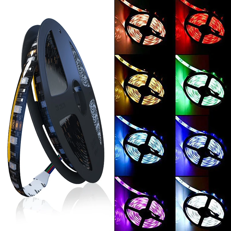 HKKZI Bluetooth USB Светодиодная лента освещения 1m 2m 3m 4m 5m DC 5 V 5050 RGB водонепроницаемый