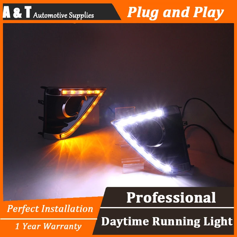 A T car styling For Toyota YARiS L LED DRL For YARiS L High brightness guide