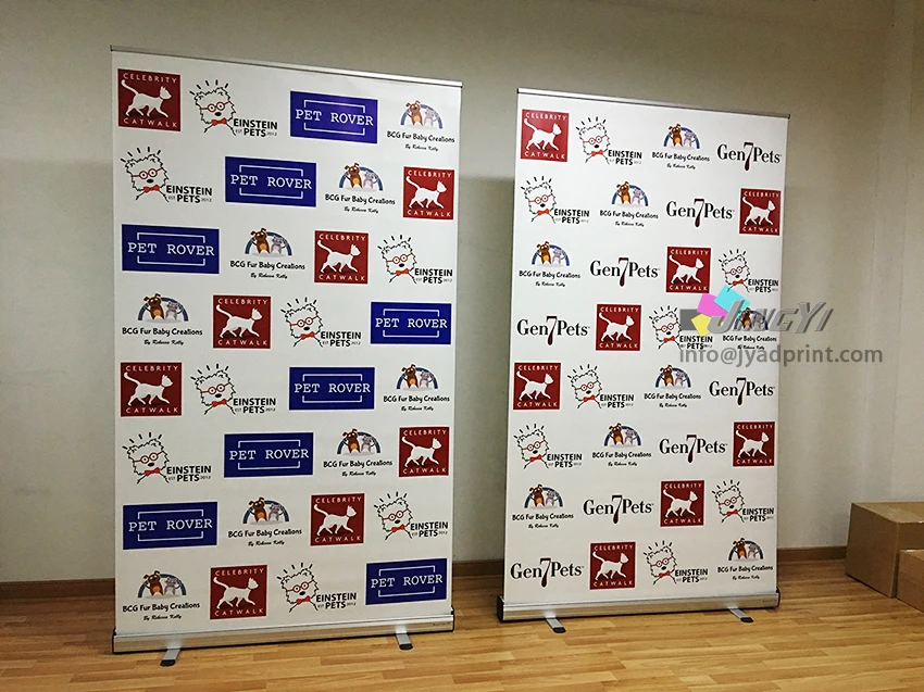 Custom Print 120x200cm Roll Up Banner Exhibition Pull Up Display