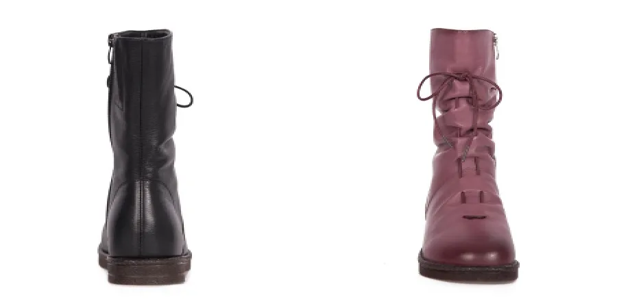 BELISS fur winter boots women new style 2018 fashion genuine leather warm wool snow boots female mid calf (151