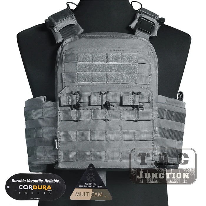 

Emerson CAGE Plate Carrier CPC Vest EmersonGear Tactical MOLLE Adjustable Vest Emergency Doffing Versatile Armor Vest -Wolf Grey