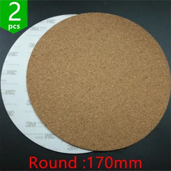 

2pcs* 170mm round adhesive cork sheets for Kossel/Delta 3D Printer Heatbed Bed Hot Plate Issulation Cork sheet