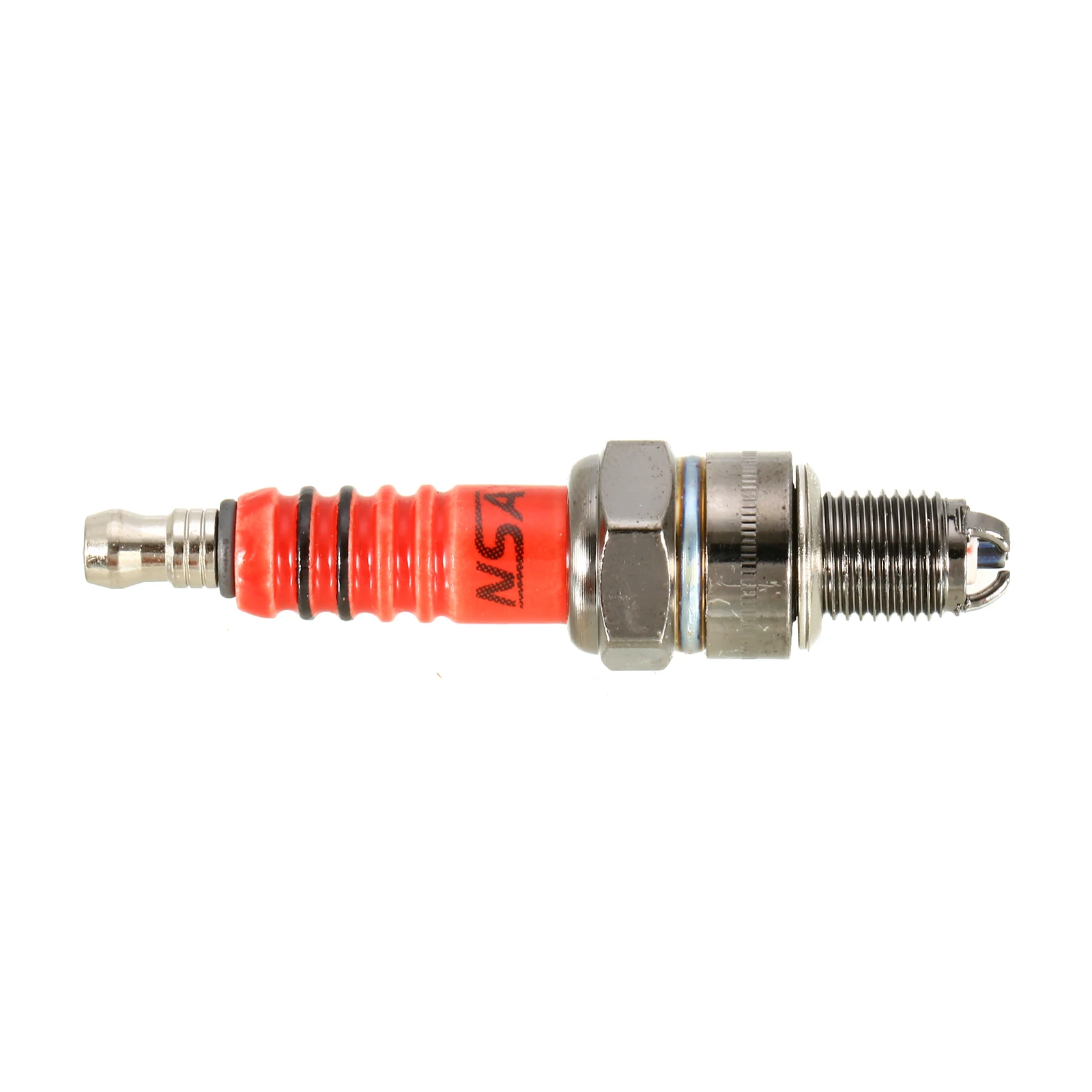 Mayitr 1pc High Performance A7TC Spark Plug Three-Electrode Spark Plug Universal Replacement For 50cc-150cc ATV Motorcycle